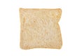 White whole wheat bread slice Royalty Free Stock Photo