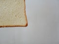 White whole wheat bread slice. Royalty Free Stock Photo
