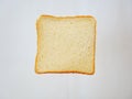 White whole wheat bread slice. Royalty Free Stock Photo