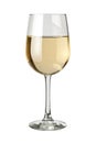 White Wine isolated