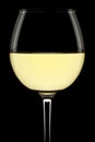 White wine glass Royalty Free Stock Photo
