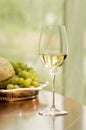 White Wine Glass Royalty Free Stock Photo
