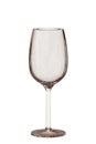 White wine glass isolated on white background Royalty Free Stock Photo