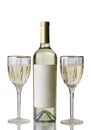 White Wine Ready to Drink Royalty Free Stock Photo