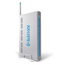 White wireless ADSL router Royalty Free Stock Photo