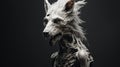 Hyper-detailed White Creature: Realistic Vray Tracing And Epic Fantasy Scenes