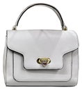White women`s neat bag with handle isolation