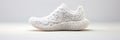 White Womens Sneakers On A White Background