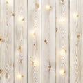 White Wood Texture with Light Wooden Boards Royalty Free Stock Photo