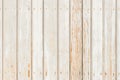 White wood texture, vertical rustic planks background Royalty Free Stock Photo