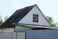 White wooden attic of an old rural house Royalty Free Stock Photo