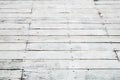 White wooden background. Texture of old floor. Perspective view Royalty Free Stock Photo