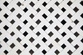 White wooden lattice Royalty Free Stock Photo