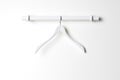 white wooden clothes hanger,