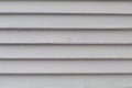 White wooden damaged window blinds