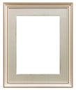 White wooden frame