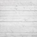 White wooden planks, tabletop, floor surface or wall. Royalty Free Stock Photo