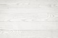 White wooden planks, tabletop, parquet floor surface. Royalty Free Stock Photo