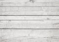 White wooden planks, wall, table, ceiling or floor surface. Wood texture Royalty Free Stock Photo