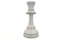 White wooden rook chess piece