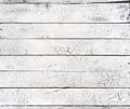 White wooden old shabby weathered planks with cracked paint rustic texture Royalty Free Stock Photo