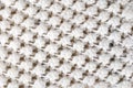 White wool knitted texture