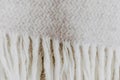 White wool texture, Close Up of Fabric, Background Fabric Beige Royalty Free Stock Photo
