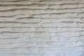 White and worn wall texture made of adobe bricks Royalty Free Stock Photo