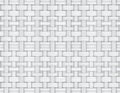 White Woven Texture Background with Interlaced Pattern and Seamless Fiber Structure Royalty Free Stock Photo
