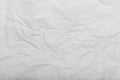 White wrinkled paper, pattern and background