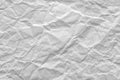 White wrinkled paper texture background Royalty Free Stock Photo