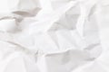 White wrinkled paper texture Royalty Free Stock Photo