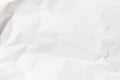 White wrinkled paper texture Royalty Free Stock Photo