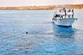 White yachts in Red sea Royalty Free Stock Photo