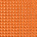 White yellow brown abstract small polygonal geometric motifs on an orange background Vertical borders pattern Royalty Free Stock Photo