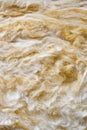 White and yellow mineral wool Royalty Free Stock Photo