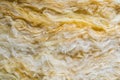 White and yellow mineral wool Royalty Free Stock Photo
