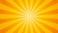 White And Yellow Retro Sunburst Background - Wallpaper Vector Illustration Royalty Free Stock Photo