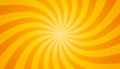 White And Yellow Sunburst Background - Twisted Wallpaper Vector Illustration Royalty Free Stock Photo