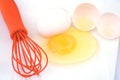 White , yolk, egg Royalty Free Stock Photo