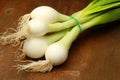 White young onions Royalty Free Stock Photo