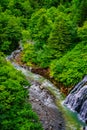Whitebeard Falls (Biei -cho, Hokkaido) Royalty Free Stock Photo