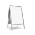 Whiteboard billboard advertising blank white marketing