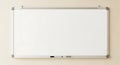 Whiteboard Empty, Clean, Blank, Office, Presentation Board Royalty Free Stock Photo