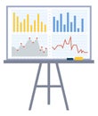 Whiteboard with Infocharts and Visualize Data