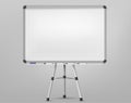 Whiteboard for markers. Presentation, Empty Projection screen. Office board background frame Royalty Free Stock Photo