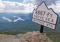 Whiteface Mountain summit, Adirondacks New York Royalty Free Stock Photo