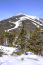 Whiteface Mountain in winter, Adirondacks, NY, USA Royalty Free Stock Photo