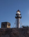 Whitefish Point Lighthouse Beacon On Lake Superior Royalty Free Stock Photo