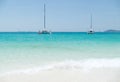 Whitehaven Beach on the Whitsunday Island. Royalty Free Stock Photo